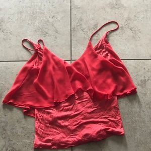 Spark & Fade Chiffon Tank Top